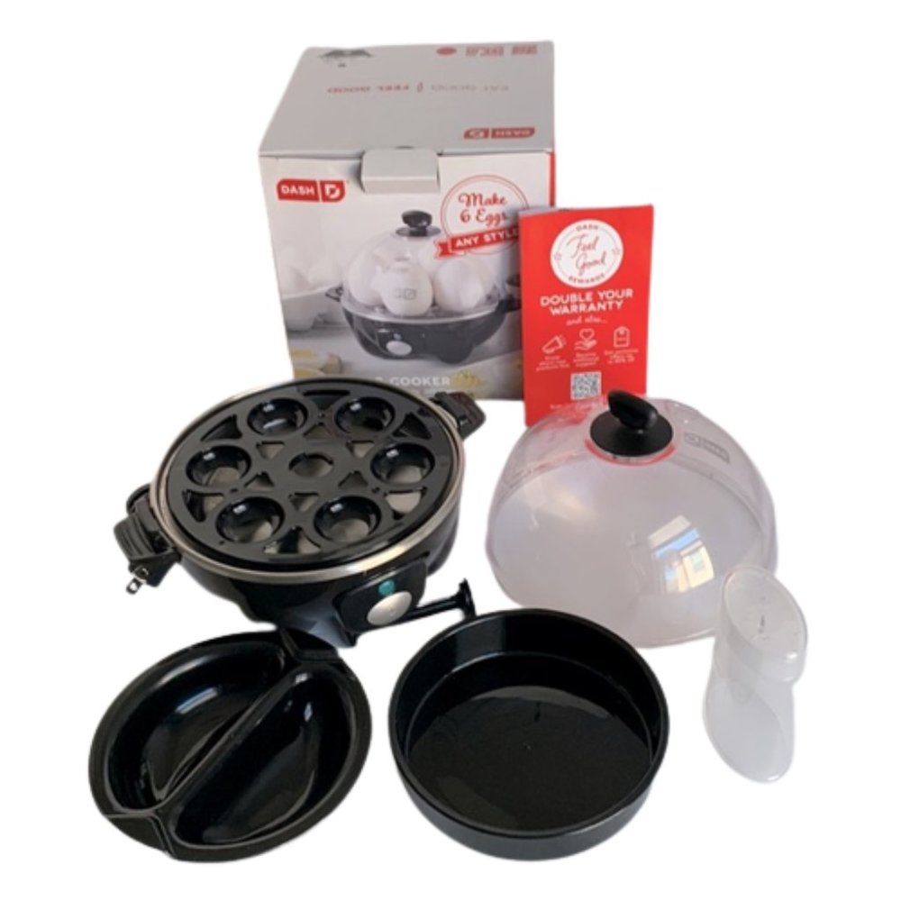 DASH Rapid Egg Cooker: 6 Egg Capacity Electric Egg Cooker for Hard Boiled Eggs